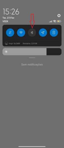 ativar bluetooth no celular pelo ecra para resolver caixa de som bluetooth não conecta