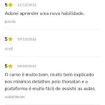 comentarios dos alunos do curso mestre das caixas