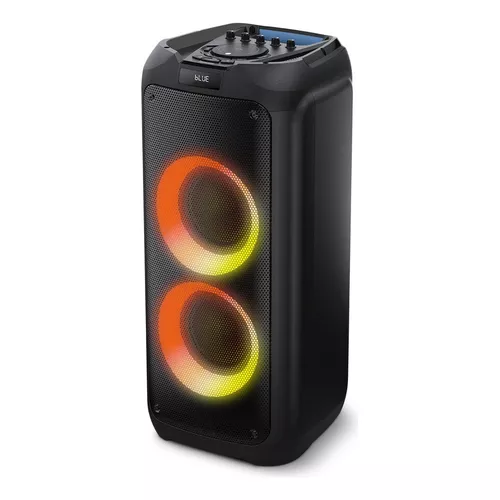 parte frontal da caixa de som com bluetooth Philips Party Speaker TAX4209/78, uma das melhores caixas de som bluetooth proteção contra água