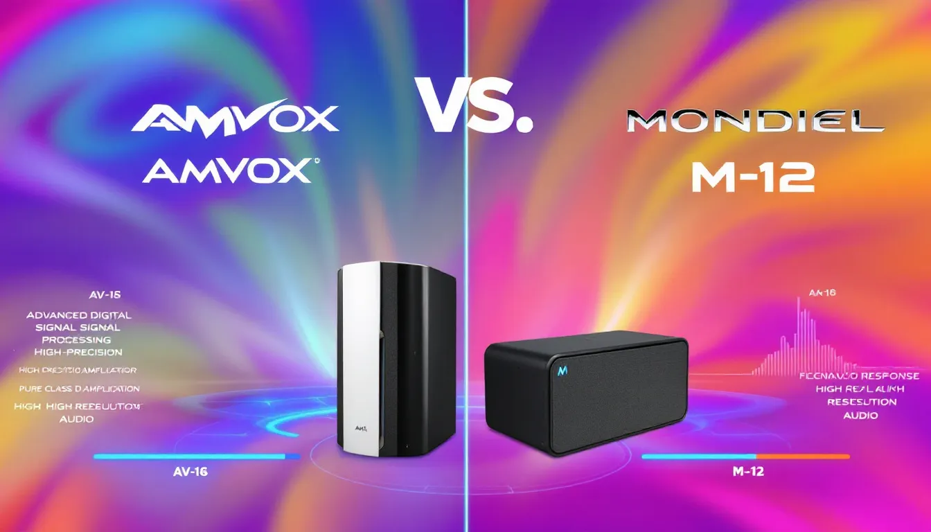 Resumo das melhores caixas de som Amvox e Mondial, incluindo modelos populares.