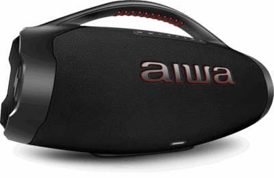 AIWA Boombox Plus BBS-01B caixas de som bluetooth fios mercado modelo benefícios