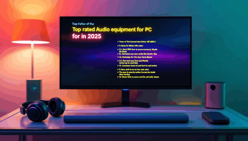 As melhores caixas de som para PC em 2025, destacando qualidade sonora.