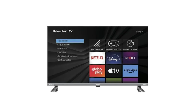 mostando a parte home da tv philco a fim de buscar o bluetooth