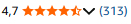avaliacao em estrelas quantidade amazon da yamaha hs5